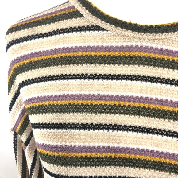 NWT The Line of Style Oversize Knit Crop Top Sz M - Picture 5 of 7